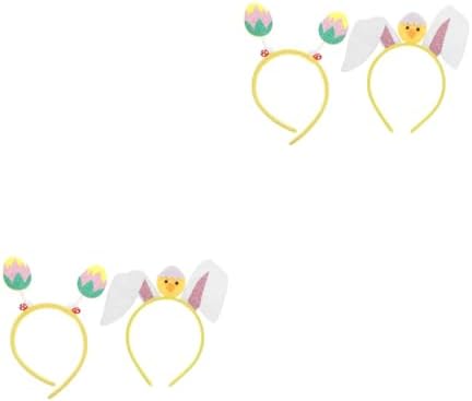 LUOZZY 4 Pcs Plush Chicken Hair Clips for Kids