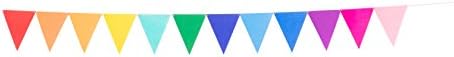 LOVENJOY 2 Rainbow Banners Felt Bunting Decorations