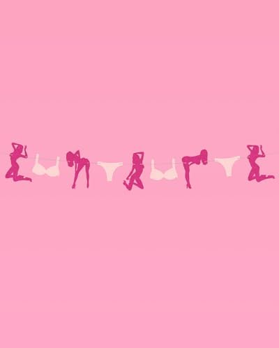 Xo Fetti Bachelorette Party Banner Pink 5 Ft