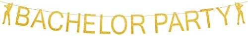 Brosash Bachelor Party Banner - Gold Stripper Sendoff Sign