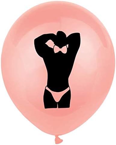 40Pcs Rose Gold Bachelorette Balloons Set