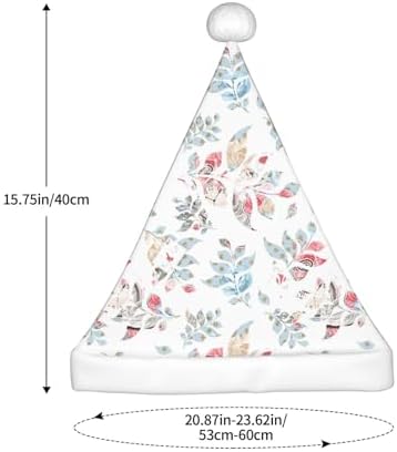 QINZHENG Wildflower Santa Hat for Women