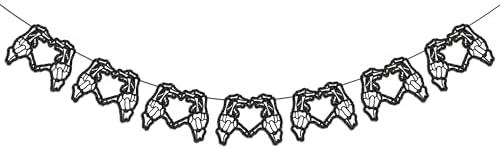 Gothic Skeleton Heart Halloween Banner Set
