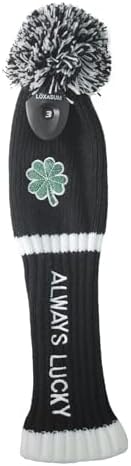 Golf Club Head Covers Set with Clover Embroidery