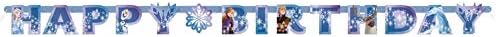 Frozen 2 Kids Birthday Decor Kit with Happy Birthday Banner
