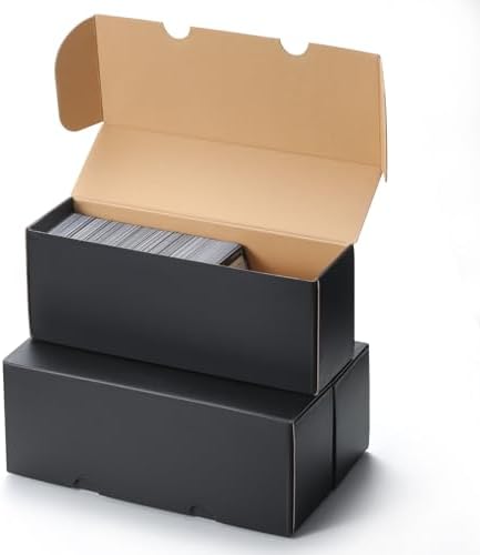 ZY PLUM 3 Pack Trading Card Storage Boxes