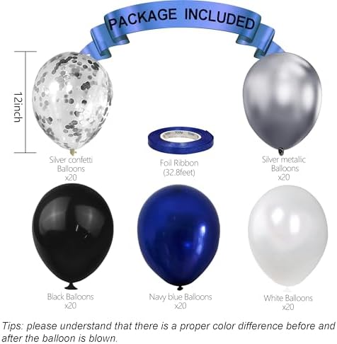 100pcs Chrome Metallic Balloons for Party Decorations