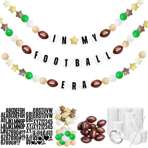 98 Pcs Football Themed Birthday Banner DIY Kit