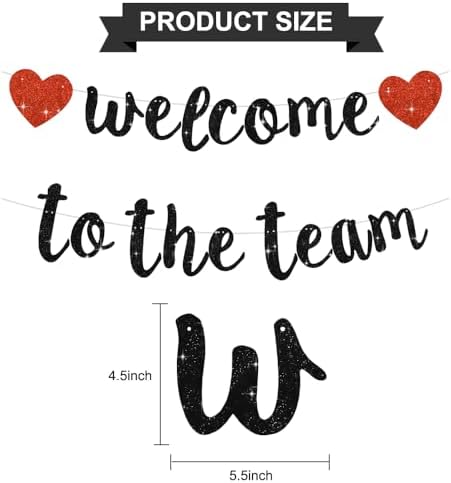 BEISHIDA Welcome to the Team Banner Office Party Decoration
