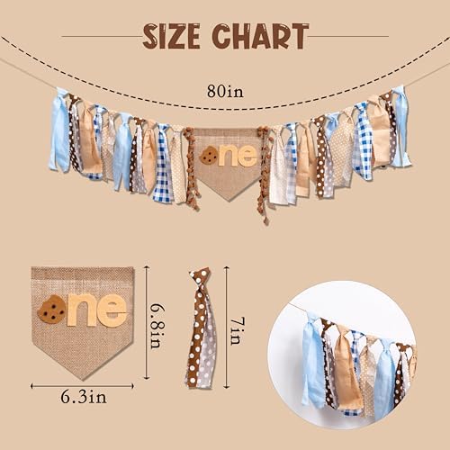 Cookies Highchair Banner for First Birthday Party