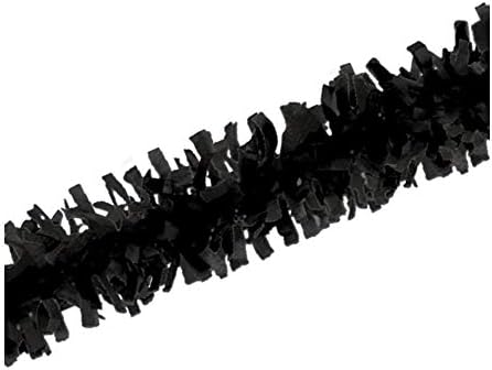 Black Tissue Festooning 50 Foot Decor