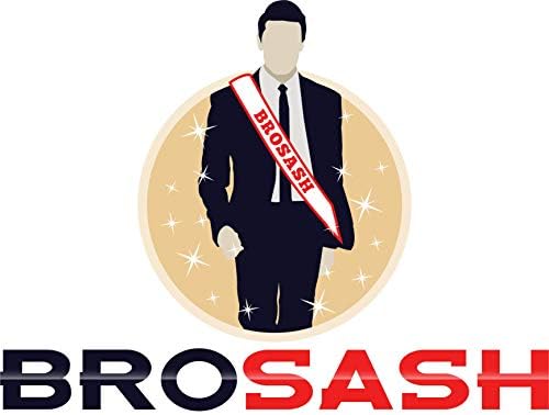 Brosash Bachelor Party Banner - Gold Stripper Sendoff Sign