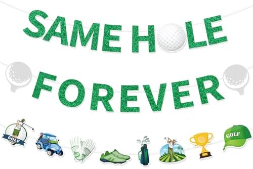 Golf Bachelor Party Decorations 3PCS Funny Banners Garland