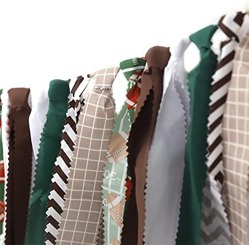 Football 1st Birthday High Chair Banner for Boy