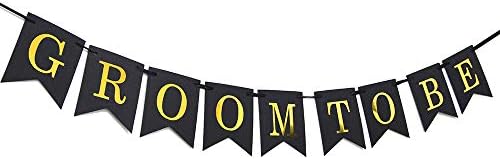 Groom To Be Swallowtail Banner Wedding Decoration