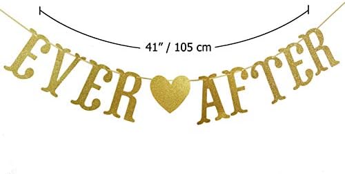 Firefairy Glitter Bunting Banner for Wedding Celebrations