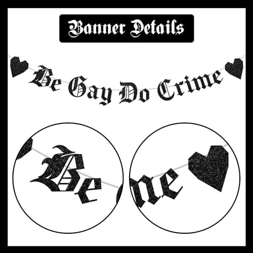 Sursurprise Be Gay Do Crime Banner Gothic Style