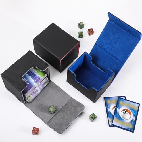 Weewooday 3 Piece Card Storage Box for 100 Cards