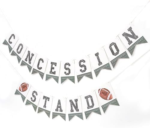 Football Concession Stand Banner for Party Decor