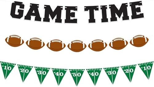 ArtCreativity Football Banner Decoration Set of 3