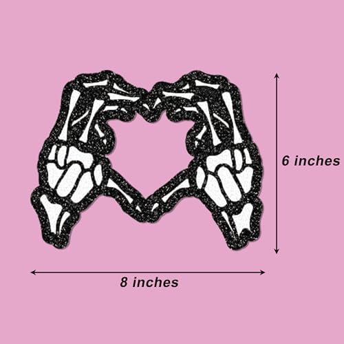 Gothic Skeleton Heart Halloween Banner Set