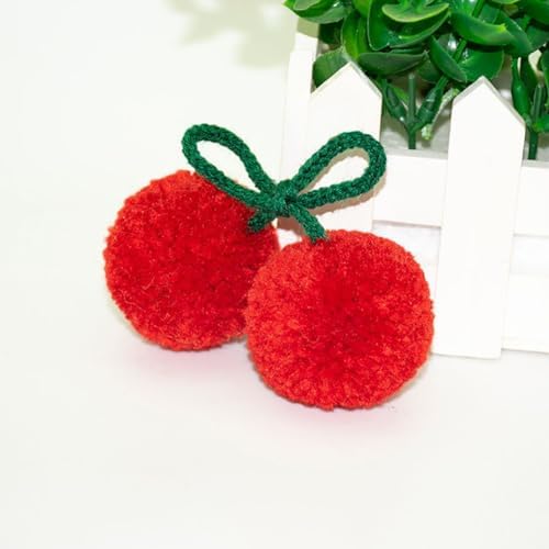 20 Pcs 5cm Yarn Pom Poms Fluffy Craft Decor