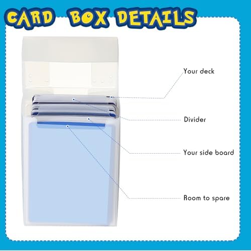 Leyndo 12 Pack TCG Deck Boxes with Dividers