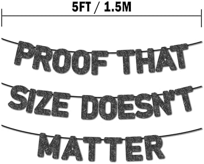 Pre-Strung Bachelor Party Banner with Black Glitter Paper