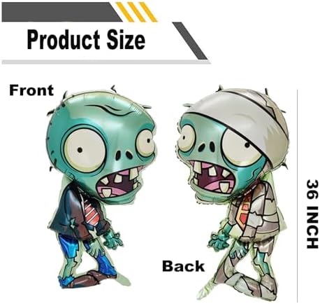 Jumbo 4Pcs 36 Inch Zombie Balloons for Party Decor