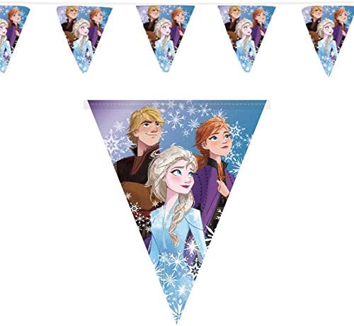 Frozen 2 Kids Birthday Decor Kit with Happy Birthday Banner