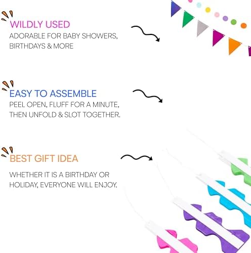 Neliblu 21 Piece Hanging Party Decor Kit