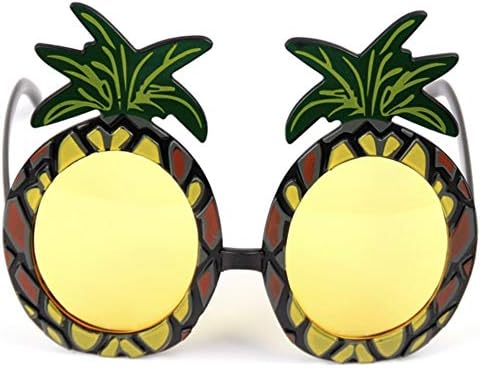 2 Pack Funny Party Glasses Hawaiian Tropical Theme