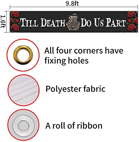 Till Death Do Us Party Large Banner Sign