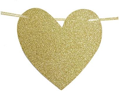 Firefairy Glitter Bunting Banner for Wedding Celebrations