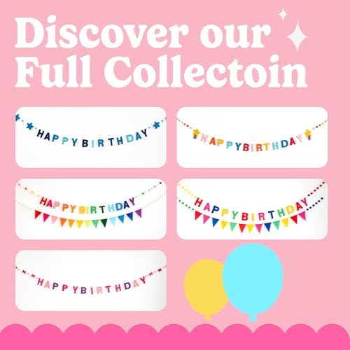 HOUSE OF PARTY Happy Birthday Banner