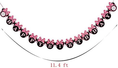 Mouse Ears Happy Birthday Banner Set