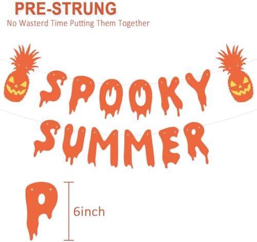 Spooky Summer Halloween Party Banner Decorations