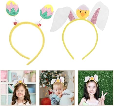 LUOZZY 4 Pcs Plush Chicken Hair Clips for Kids