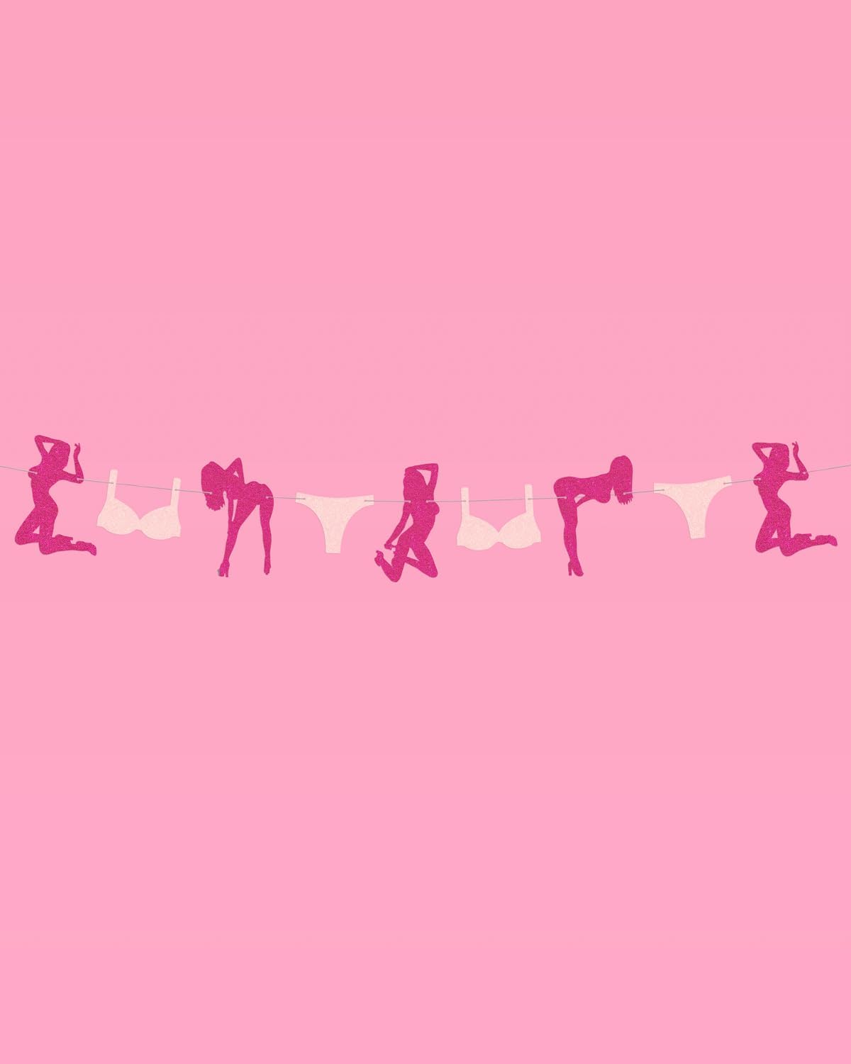 Xo Fetti Bachelorette Party Banner Pink 5 Ft