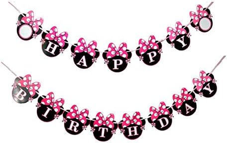 Mouse Ears Happy Birthday Banner Set