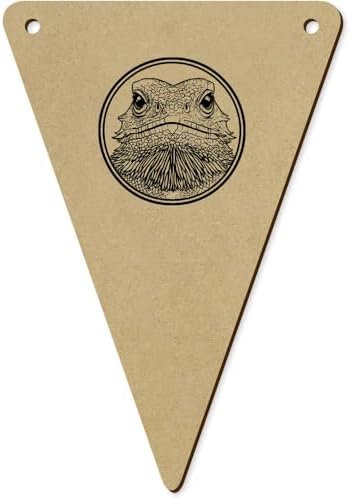5pcs Bearded Dragon Bunting Flags 140mm