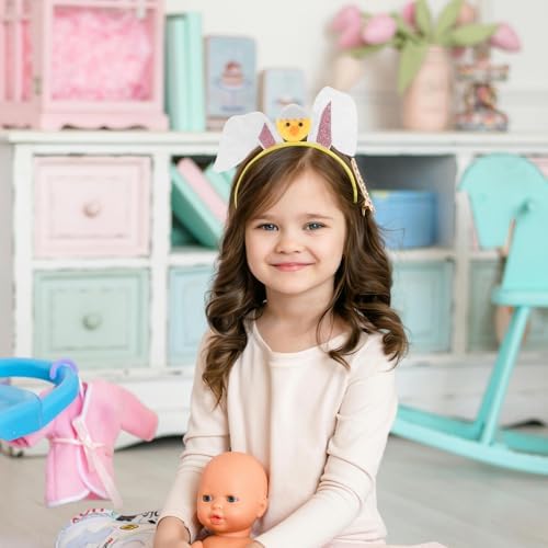 LUOZZY 4 Pcs Plush Chicken Hair Clips for Kids