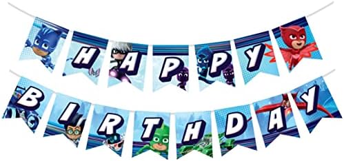 Treasures Gifted PJ Masks Birthday Banner