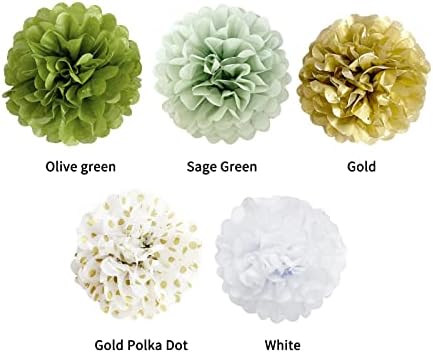 ANSOMO Tissue Paper Pom Poms Party Decorations