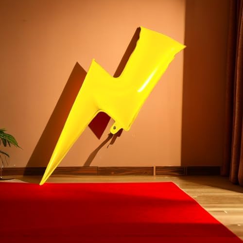 Flash Foil Balloons Cloud Balloons Lightning Bolt Decorations 8 Pcs