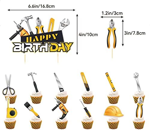 Tools Themed Birthday Party Decorations Kit