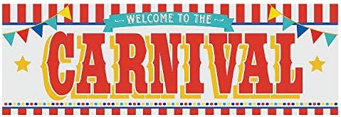 Carnival Welcome Party Banner 6 Feet Long