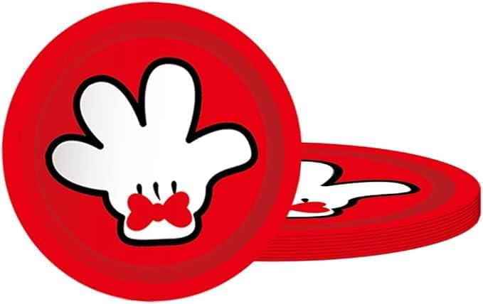 Mouse Party Supplies Kit 16 Paper Plates 20 Napkins and Table Cloth