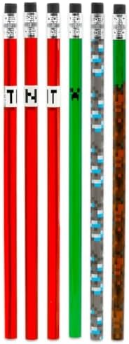 Ultimate Minecraft Party Favors Set with 24 Pencils and 24 Mini Posters