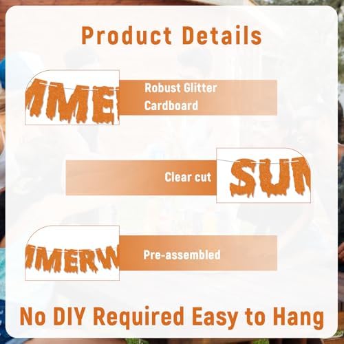 Summerween Banner - Halloween In Summer Decor